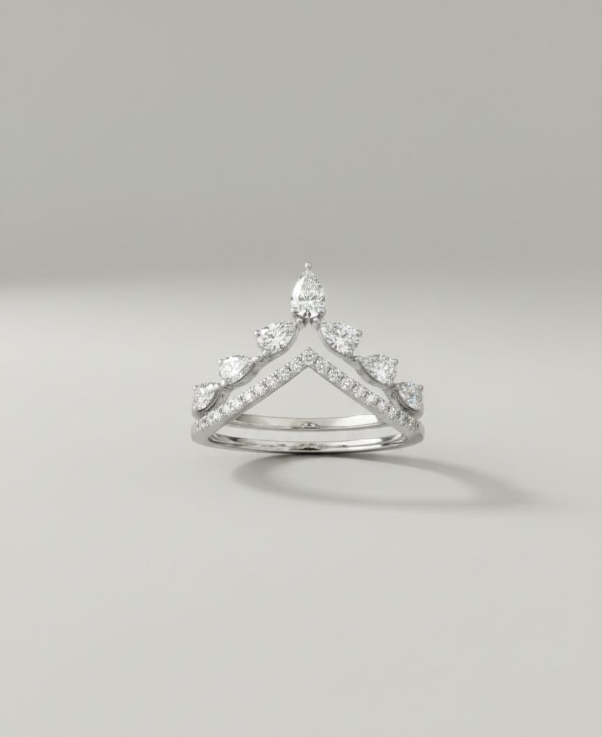 The Crescent Dewdrop Hoops